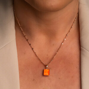 Neon Orange Candy Gold kaelakee