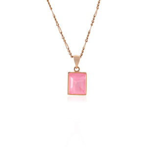 Pastel Pink Candy Gold kaelakee