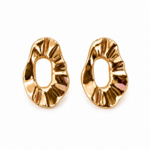 Golden Ripple Studs