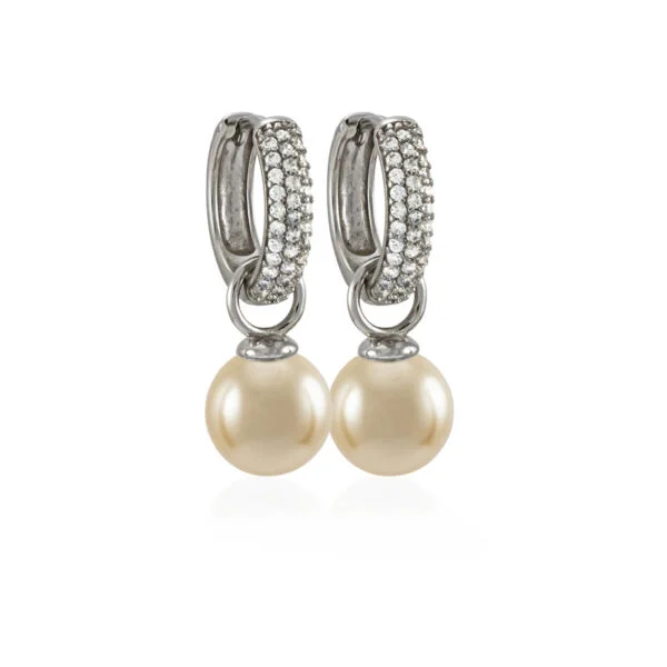 Champagne Pearls Silver mix & match