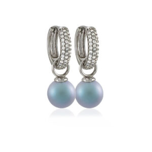 Light Blue Pearls Silver mix & match