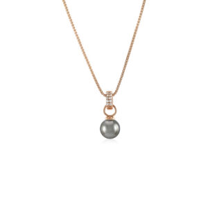 Crystal Grey Pearl Gold kaelakee