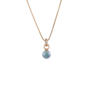 Light Blue Pearl Gold kaelakee